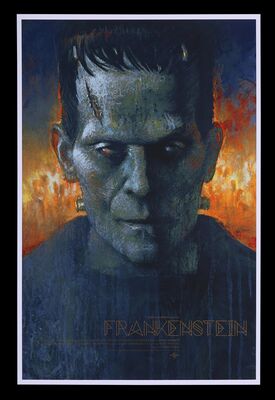 Lot #75 - FRANKENSTEIN (1931) - Hand-Numbered Matthew Peak Limited Edition Mondo Print, 2021