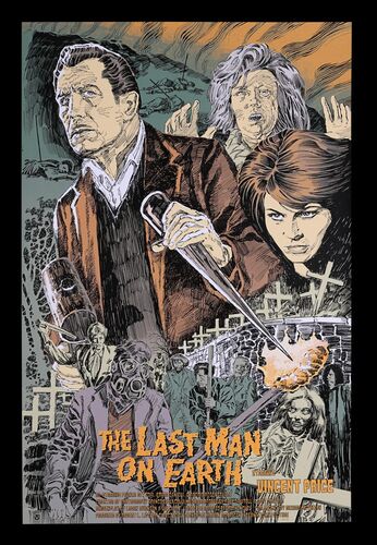 Lot #130 - THE LAST MAN ON EARTH (1964) - Hand-Numbered Limited Edition Print by Tom Mandrake, 2017