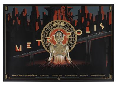 Lot #143 - METROPOLIS (1927) - Signed and Hand-Numbered Limited Edition Dark Hall Mansion Print by Laurent Durieux, 2013