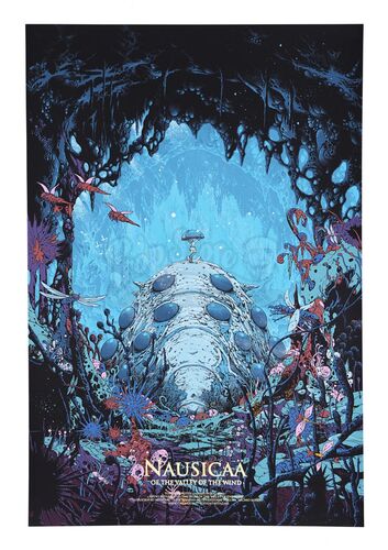 Lot #146 - NAUSICAA: OF THE VALLEY OF THE WIND (1984) - Hand-Numbered Limited Edition Private Commission Print by Kilian Eng, 2021