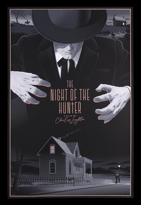 Lot #148 - NIGHT OF THE HUNTER (1955) - Hand-Numbered Limited Edition Mad Duck Variant Print by Laurent Durieux, 2021