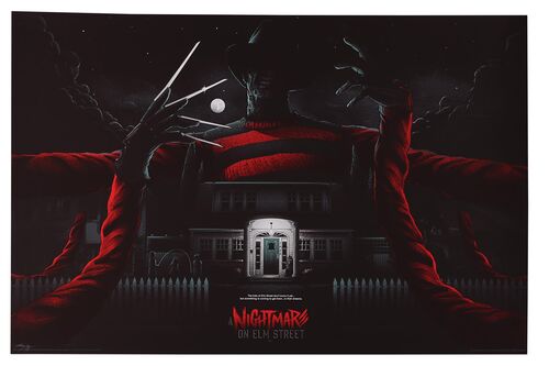 Lot #150 - NIGHTMARE ON ELM STREET (1984) - Signed and Numbered Limited Edition Variant Print By Matt Ryan Tobin, 2020