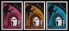 Lot #153 - NOSFERATU (1922) - Three Matching-Numbered and Signed Prints by Nathan Eckerlbarger, 2012