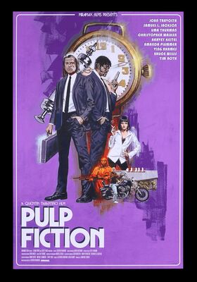 Lot #159 - PULP FICTION (1994) - Hand-Numbered Limited Edition Private Commission Print by Paul Mann, 2016