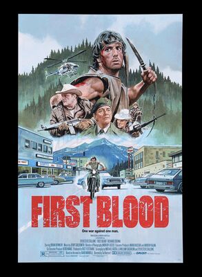 Lot #161 - RAMBO: FIRST BLOOD (1982) - Hand-Numbered Limited Edition Private Commission Print by Paul Mann, 2021