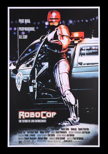 Lot #164 - ROBOCOP (1987) - Hand-Numbered Limited Edition Bottleneck Gallery Print by Mike Bryan, 2019