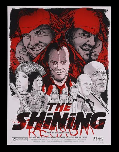 Lot #171 - THE SHINING (1980) - Signed and Hand-Numbered Limited Edition Castro Theatre Print by Joshua Budich, 2012
