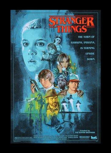 Lot #180 - STRANGER THINGS (2016) - Hand-Numbered Limited Edition Print by Paul Mann, 2021