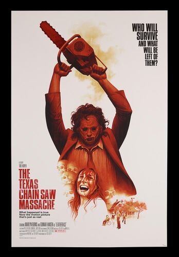Lot #186 - THE TEXAS CHAIN SAW MASSACRE (1974) - Hand-Numbered Limited Edition Print by Phantom City Creative, 2018