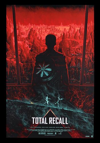 Lot #198 - TOTAL RECALL (1990) - Hand-Numbered Limited Edition Nautilus Art Variant Print by Kilian Eng, 2021