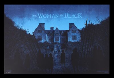 Lot #209 - THE WOMAN IN BLACK (2012) - Signed and Hand-Numbered Limited Edition Print by Daniel Danger, 2012