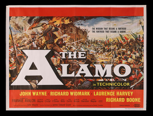 Lot #218 - THE ALAMO (1960) - UK Quad, 1960