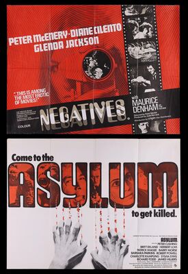 Lot #230 - ASYLUM (1972), NEGATIVES (1968) - Two UK Quads, 1968, 1972
