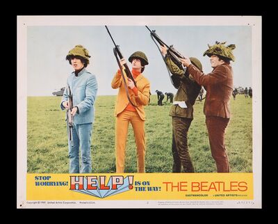 Lot #250 - BEATLES: HELP (1965) - US Lobby Card, 1965