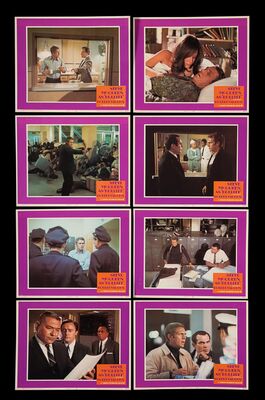 Lot #260 - BULLITT (1968) - Complete Set of Eight US Lobby Cards, 1968