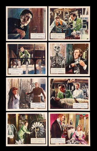 Lot #270 - THE CURSE OF FRANKENSTEIN (1957) - Set of Eight British Front of House Lobby Cards, 1957