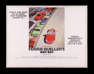 Lot #295 - FERRIS BUELLER'S DAY OFF (1986) - UK Quad, 1986