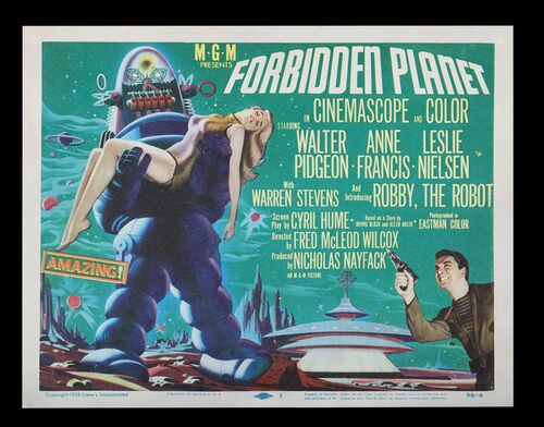Lot #298 - FORBIDDEN PLANET (1956) - US Title Lobby Card, 1956