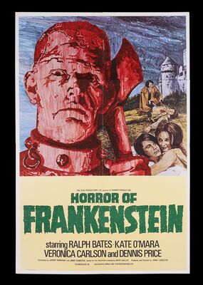 Lot #323 - HORROR OF FRANKENSTEIN (1970) - British One-Sheet, 1970