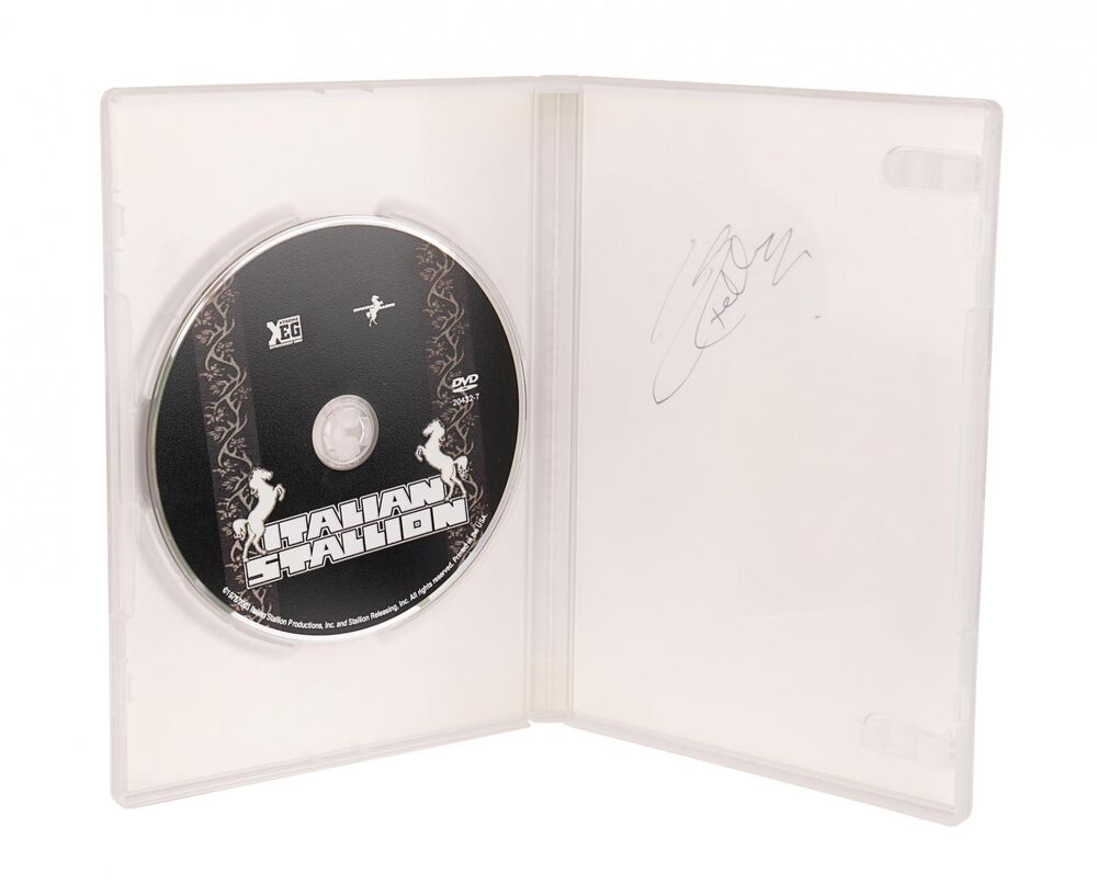 Lot #339 - ITALIAN STALLION (1970) - Sylvester Stallone Autographed DVD ...