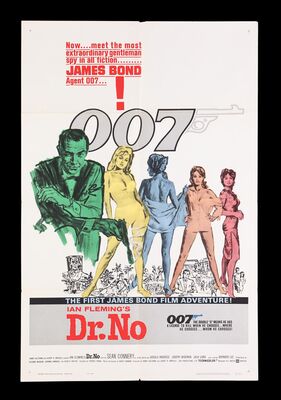 Lot #340 - JAMES BOND: DR. NO (1962) - US One-Sheet - 'White Smoke' Style, 1962