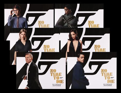 Lot #372 - JAMES BOND: NO TIME TO DIE (2021) - Six UK Quads (Character), 2021