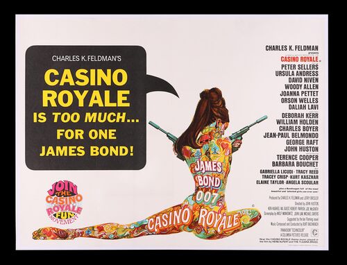 Lot #376 - JAMES BOND: CASINO ROYALE (1967) - UK Quad, 1967