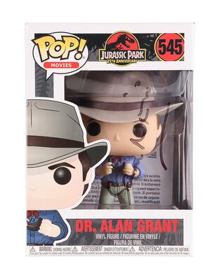 Lot #390 - JURASSIC PARK (1993) - Sam Neill Autographed Dr. Alan Grant Funko Pop!, 2019