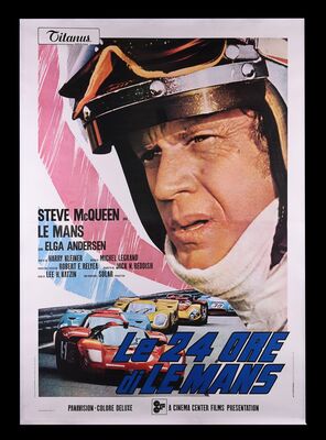 Lot #405 - LE MANS (1971) - Italian Two Panel (4-Fogli), 1971