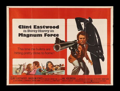 Lot #411 - MAGNUM FORCE (1973) - UK Quad (1st Release), 1974