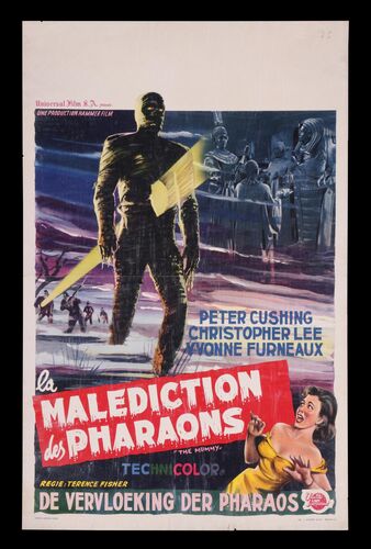 Lot #415 - THE MUMMY (1959) - Belgian Affiche, 1959