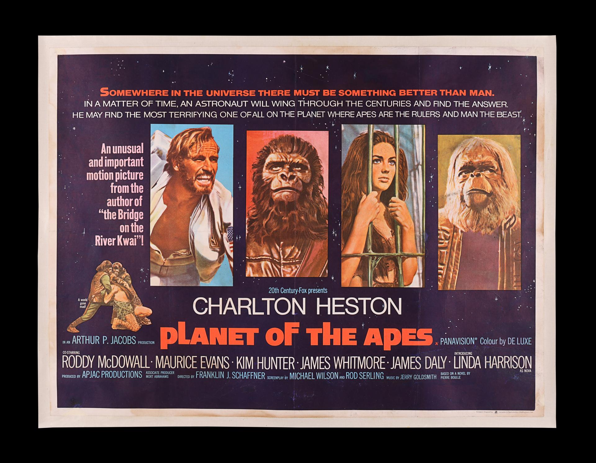 Lot #430 - PLANET OF THE APES (1968) - UK Quad, 1968