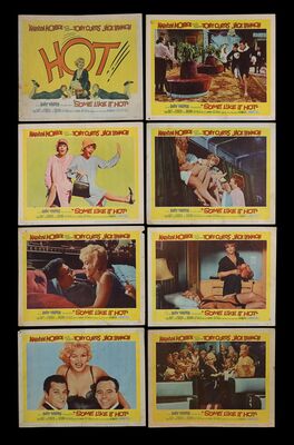 Lot #460 - SOME LIKE IT HOT (1959) - Complete Set of Eight US Lobby Cards, 1959