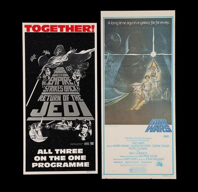 Lot #467 - STAR WARS (1977) AND STAR WARS TRIPLE BILL (1983) - Two Australian Daybills, 1979