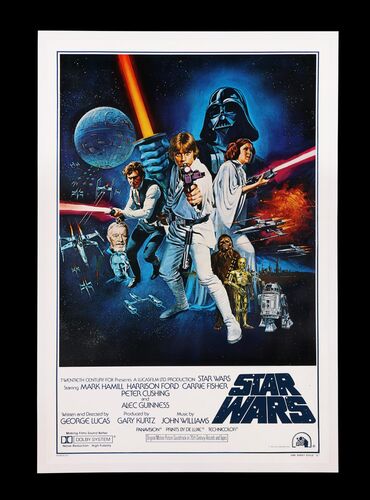 Lot #474 - STAR WARS: EP IV - A NEW HOPE (1977) - US One-Sheet - Style C, 1977