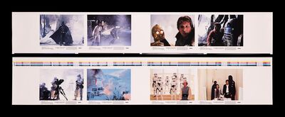 Lot #505 - STAR WARS: EP V - THE EMPIRE STRIKES BACK (1980) - Front of House Lobby Cards - Uncut Printer's Proof Strips, 1980