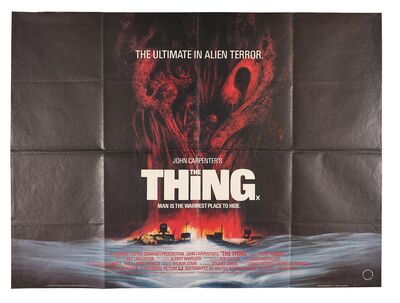 Lot #542 - THE THING (1982) - UK Quad, 1982