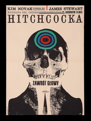 Lot #552 - VERTIGO (1958) - Polish One-Sheet, 1963