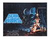 Lot #560 - STAR WARS: EP IV - A NEW HOPE (1977) - UK Quad 'Hildebrandt' Style, 1977 **CHARITY LOT**