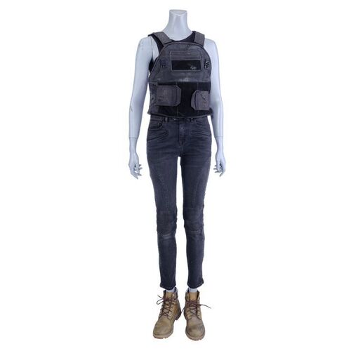Lot # 52: Grace's Final Fight Costume with Flak Vest and Boots