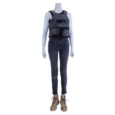 Lot # 52: Grace's Final Fight Costume with Flak Vest and Boots
