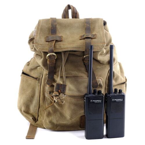 Lot # 65: Sarah Connor's Bag and Walkie-Talkies