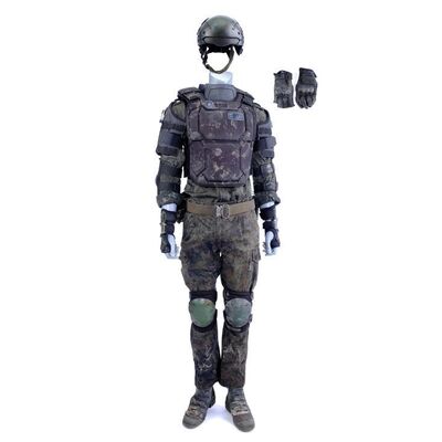Lot # 99: Male Future War Soldier Costume