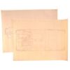 Lot # 35: Back To The Future (1985) - Pair of Printed Ron Cobb DeLorean Time Machine Blueprints