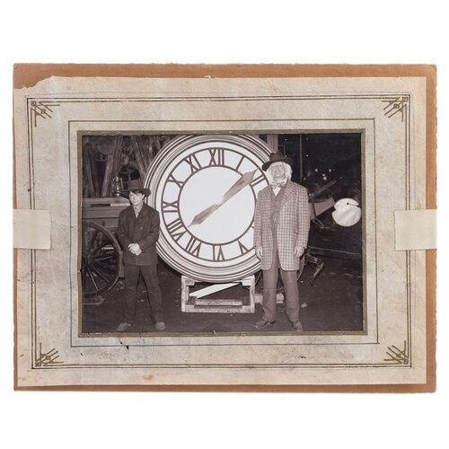 Lot # 50: Back To The Future Part III (1990) - Matted Alternate Doc Brown (Christopher Lloyd) and Marty McFly (Michael J. Fox) Photo