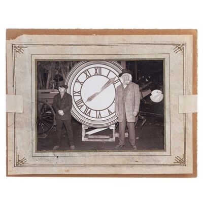 Lot # 50: Back To The Future Part III (1990) - Matted Alternate Doc Brown (Christopher Lloyd) and Marty McFly (Michael J. Fox) Photo