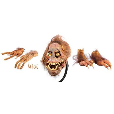 Lot # 64: Big Trouble In Little China (1986) - Animatronic Wild-Man Head, Hands, and Feet