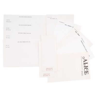 Lot # 83: Various Productions - Bob Carroll, Jr. Collection: Set of Desi Arnaz and Bob Carroll, Jr. Stationery