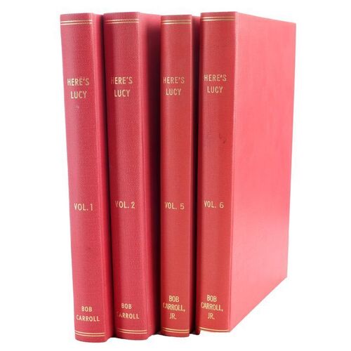 Lot # 89: Here's Lucy (T.V. Series, 1971-1974) - Bob Carroll, Jr. Collection: Set of Four Bound Script Books