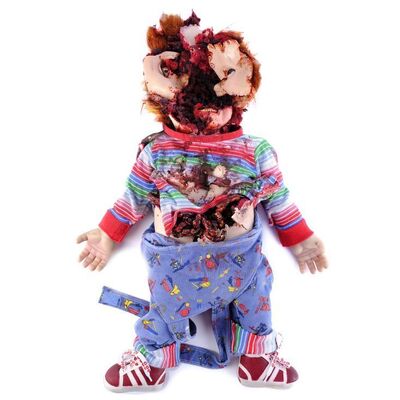Lot # 105: Cult Of Chucky (2017) - Bloodied Chucky (Brad Dourif) Puppet Display